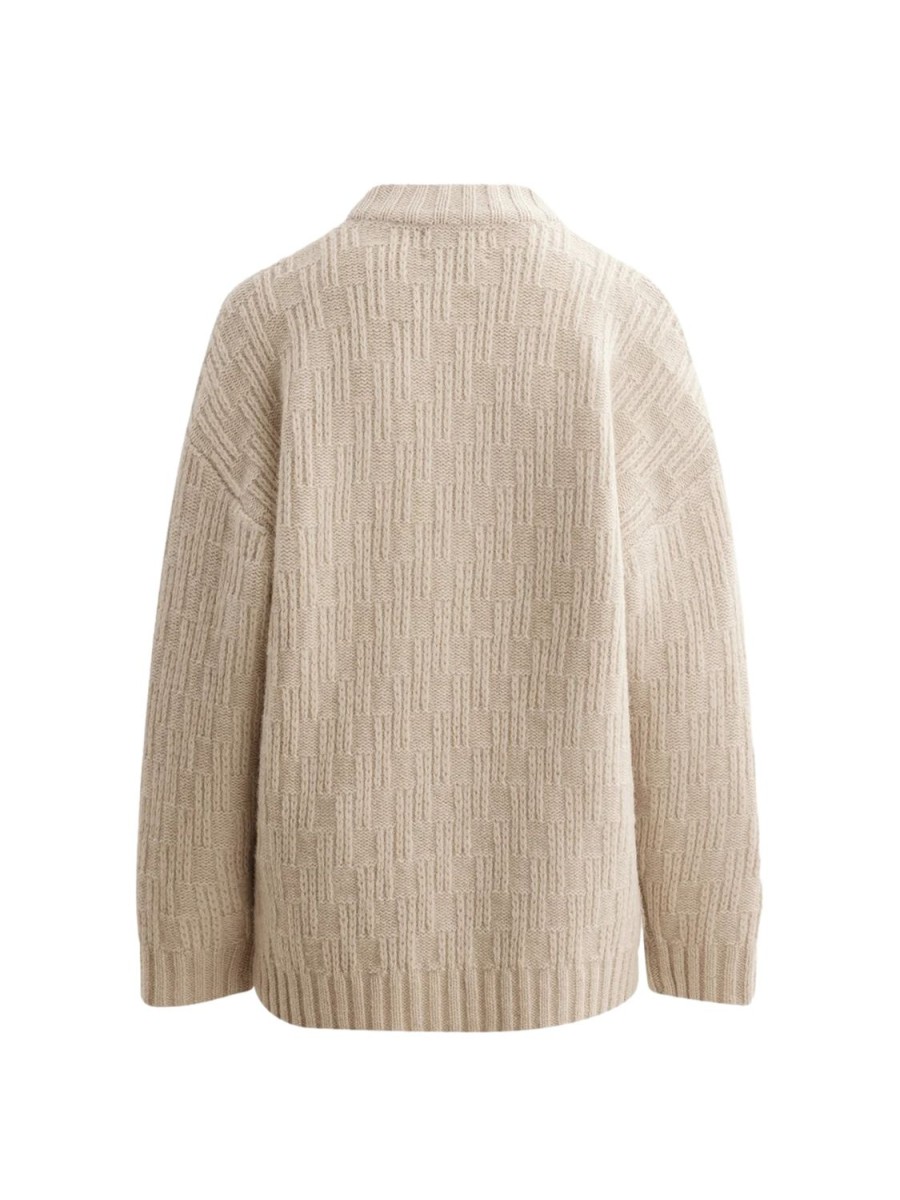 Dame Holzweiler | Holzweiler Deja Knit Sweater Genser- Sand