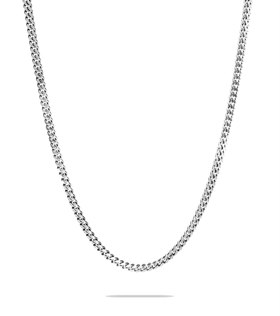 Smykker Tom Wood Jewellery | Tom Wood Jewellery Curb Chain M 20,5 Smykke Solv