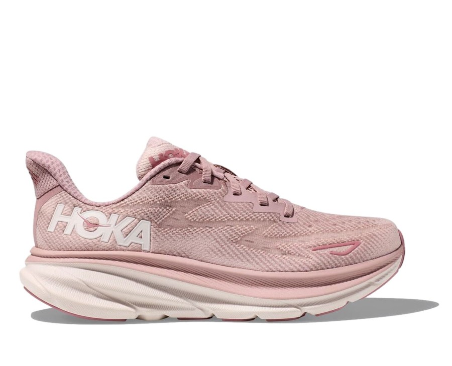 Dame HOKA | Hoka W Clifton 9 Sko Rosa