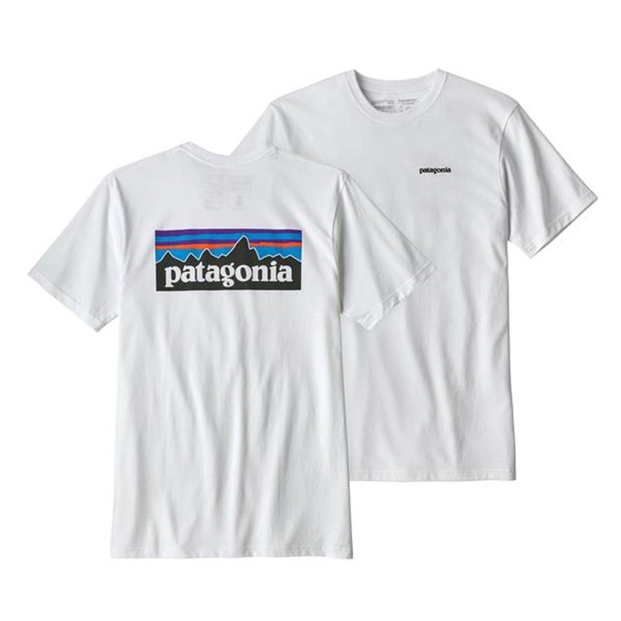 Dame Patagonia | Patagonia M P-Logo Responsibili-Tee T-Shirt Hvit