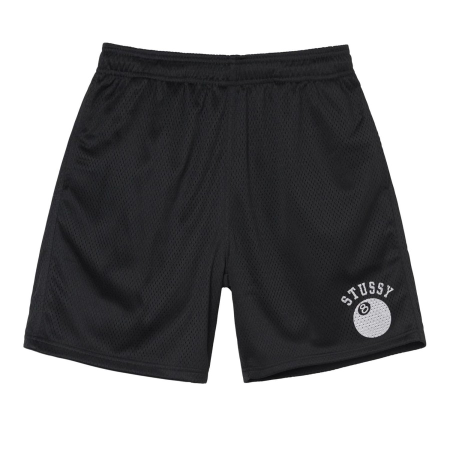 Herre Stussy | Stussy 8-Ball Mesh Short Shorts Sort