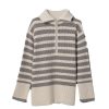 Dame FWSS | Fwss Marine Fisherman Zip Up Genser- Beige