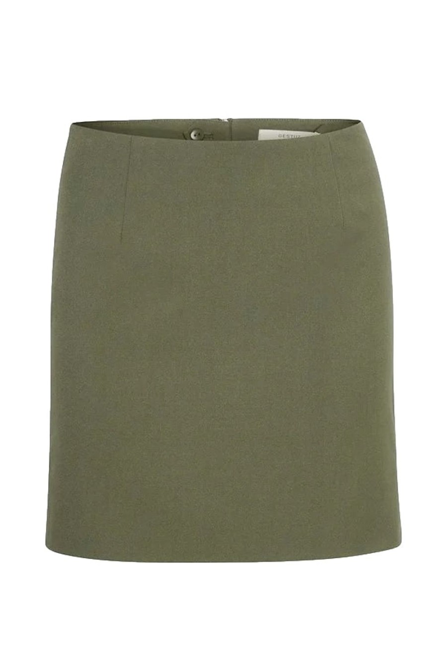 Dame Gestuz | Gestuz Paulagz Mw Mini Skirt Skjort Gronn