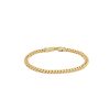 Smykker Tom Wood Jewellery | Tom Wood Jewellery Curb Bracelet L Armband Gull