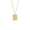 Smykker Tom Wood Jewellery | Tom Wood Jewellery Tarot Lovers Pendant Gold Smykke Gull