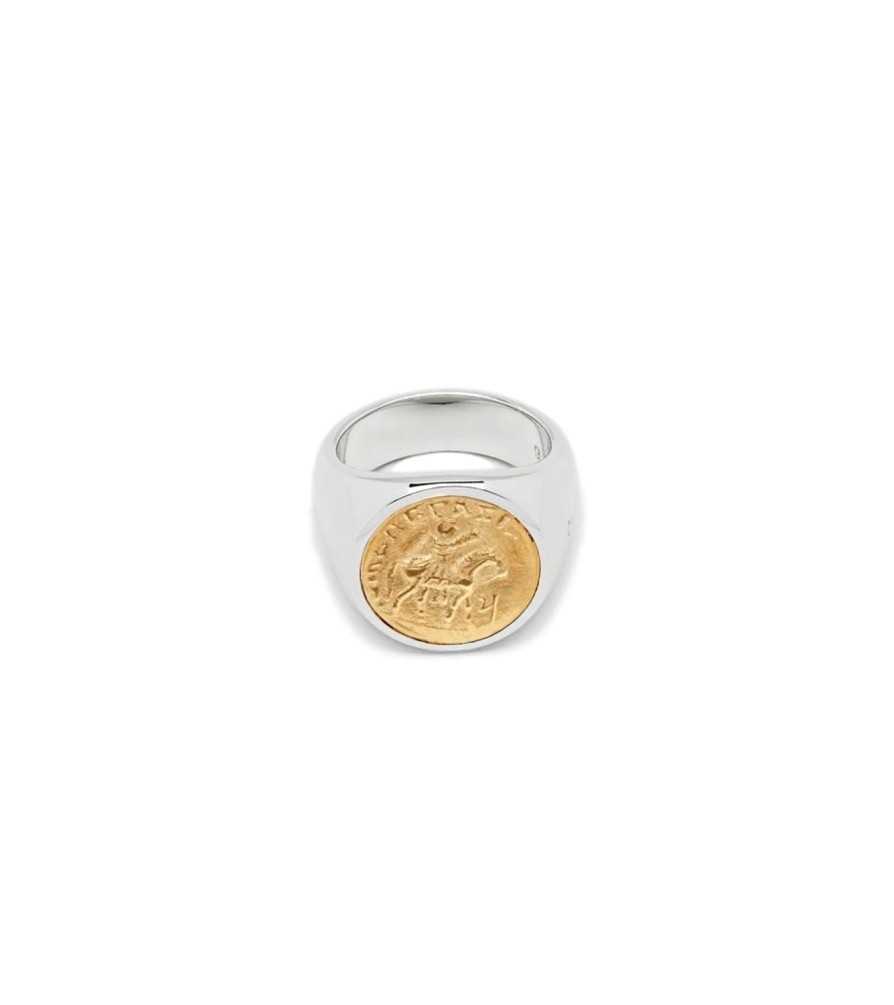 Smykker Tom Wood Jewellery | Tom Wood Jewellery Coin Ring Gold Ring Solv