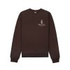 Dame Sporty u0026 Rich | Sporty & Rich Vendome Crewneck Genser Brun