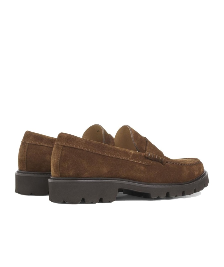 Herre Garment Project | Garment Project Loafer Brown Suede Sko Brun