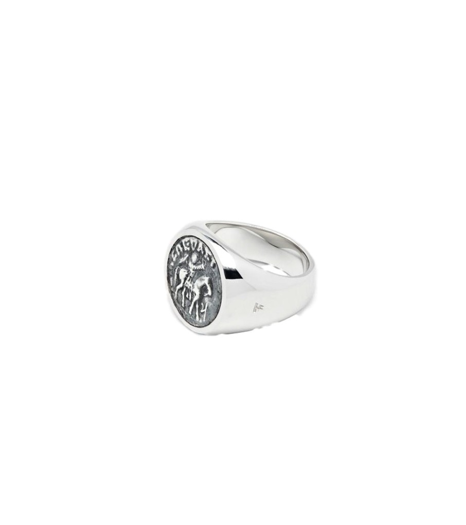 Smykker Tom Wood Jewellery | Tom Wood Jewellery Coin Ring Silver Ring Solv