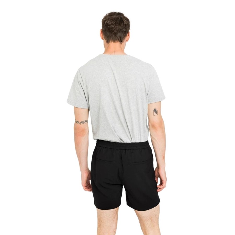 Herre Plain | Plain Turipl Shorts 913 Shorts Sort