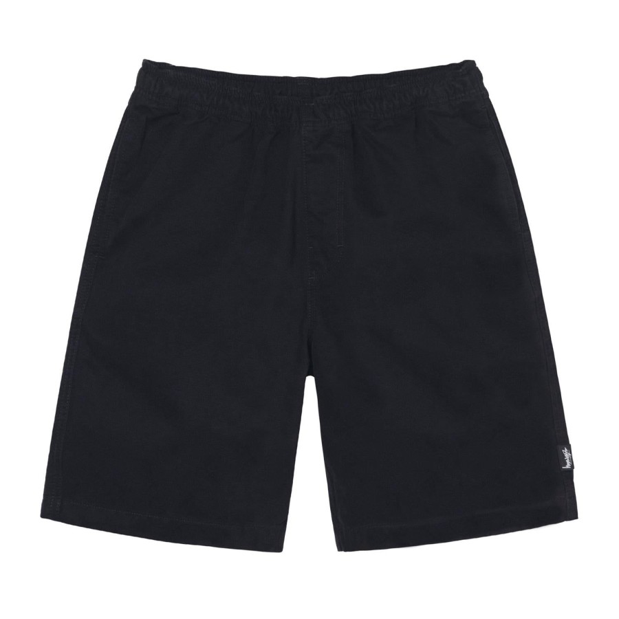 Herre Stussy | Stussy Brushed Beach Short Shorts Sort