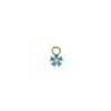 Smykker Emilia by Bon Dep | Emilia By Bon Dep Tale Charm Blue Flower Charm Bla