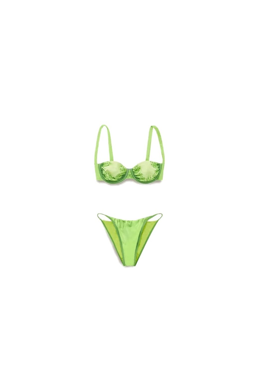 Dame House of Sunny | House Of Sunny Presse Bikini Bikini Limegronn