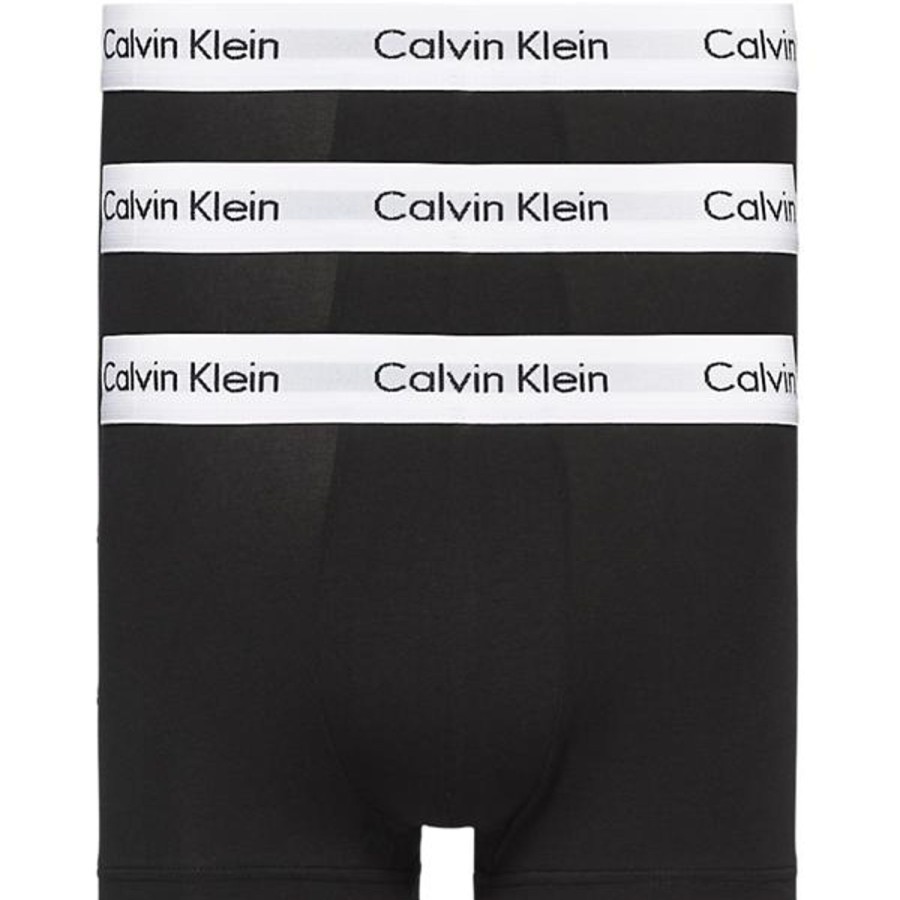 Herre Calvin Klein Underwear | Calvin Klein Underwear Boxer Briefs 3Pk Boxershorts Sort