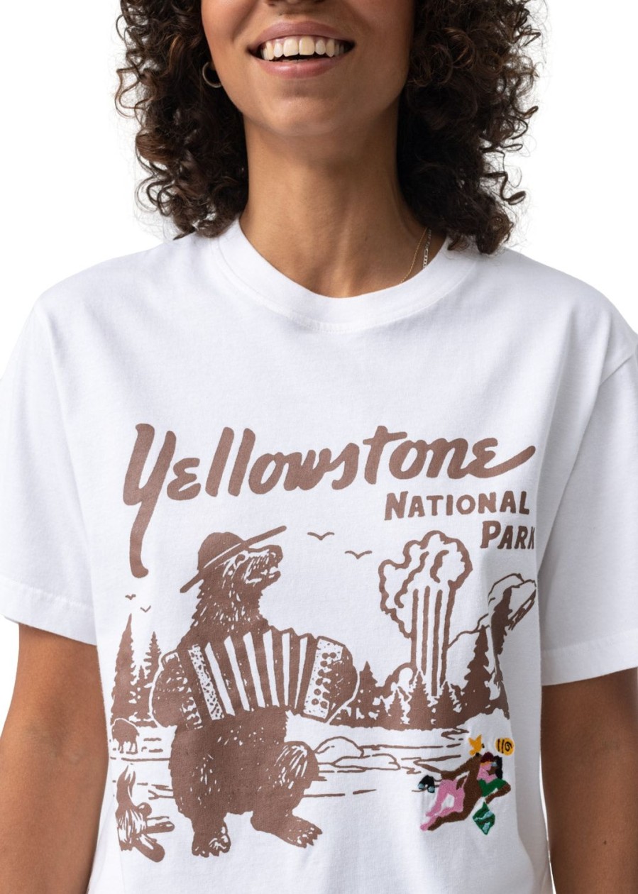 Herre Carne Bollente | Carne Bollente Yellowstone Bone T-Shirt Hvit