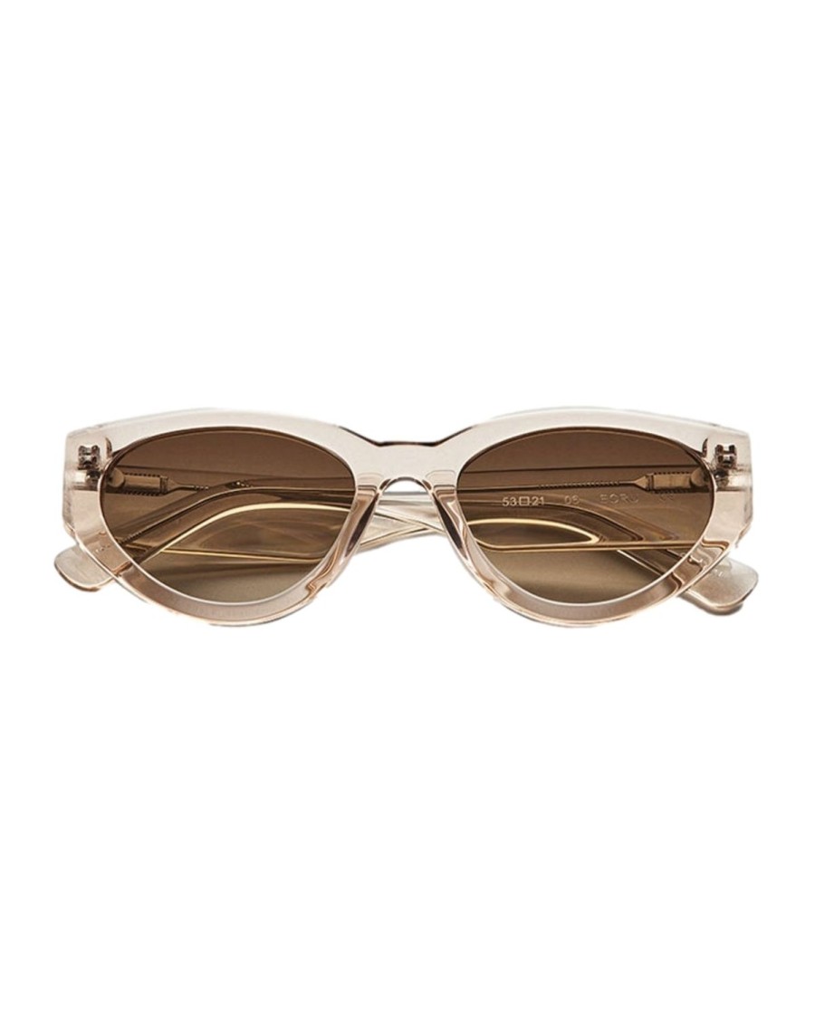 Dame Chimi Eyewear | Chimi Eyewear Ecru 06 Solbriller Ecru