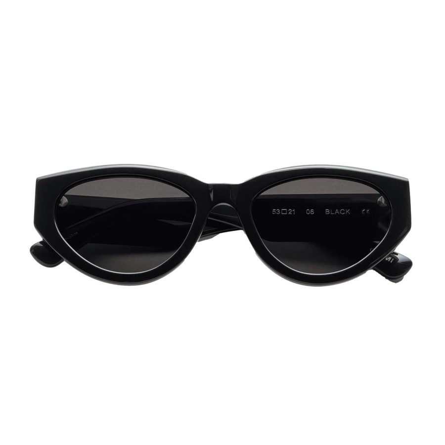 Dame Chimi Eyewear | Chimi Eyewear 06 Black Solbriller Sort