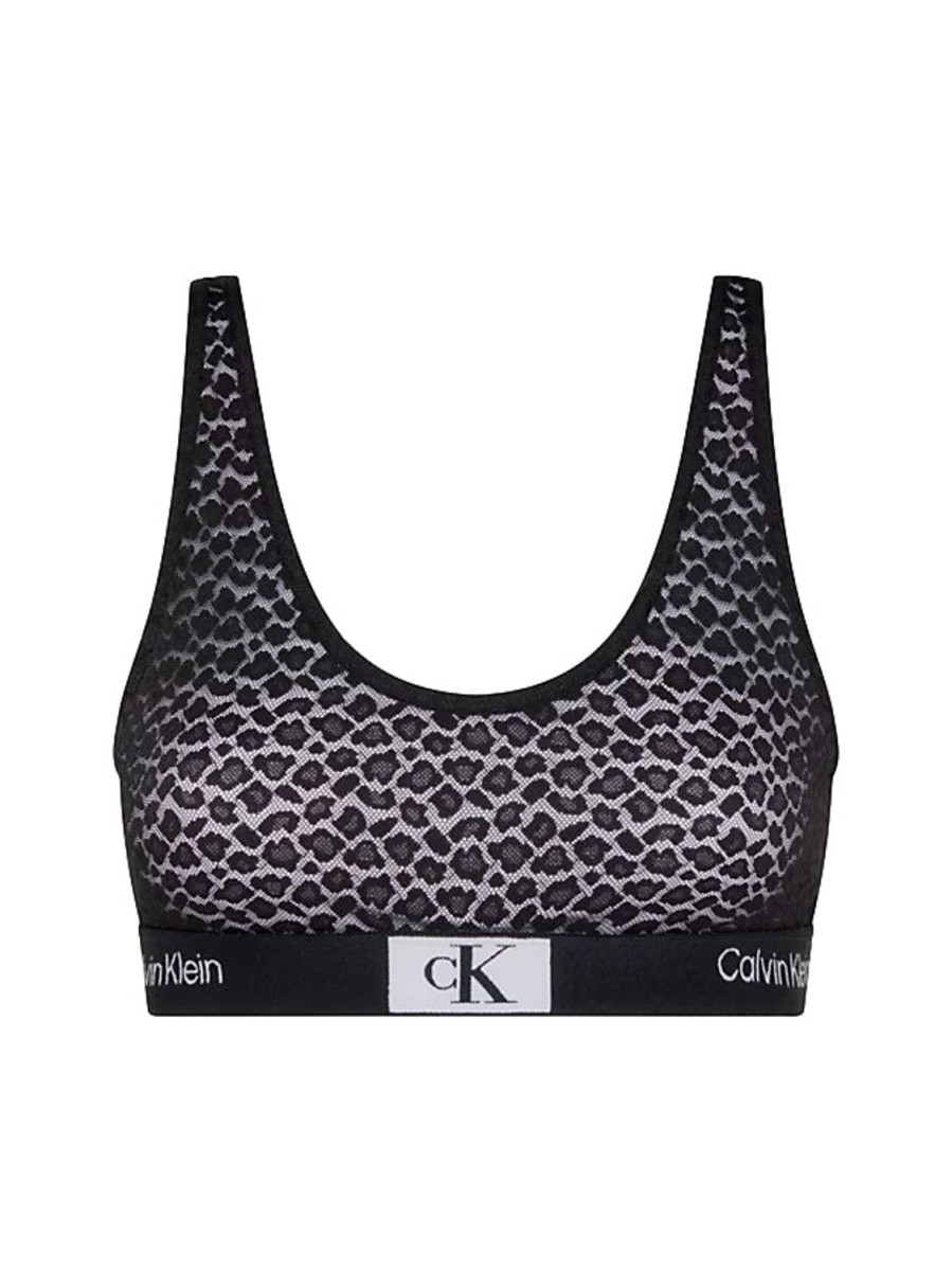 Dame Calvin Klein Underwear | Calvin Klein Underwear Unlined Bralette Undertoy Sort