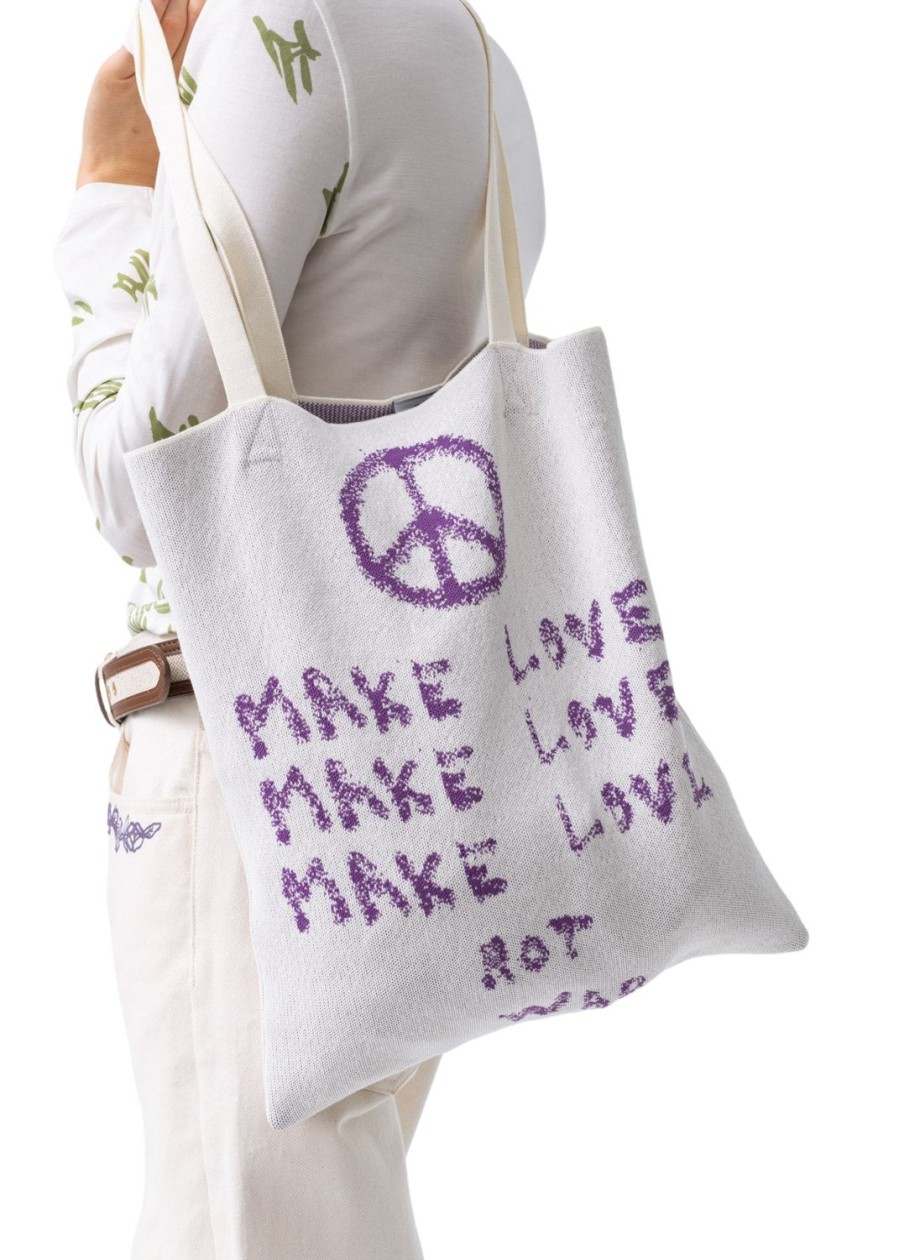 Dame Carne Bollente | Carne Bollente Peace Bag Veske Lysegra