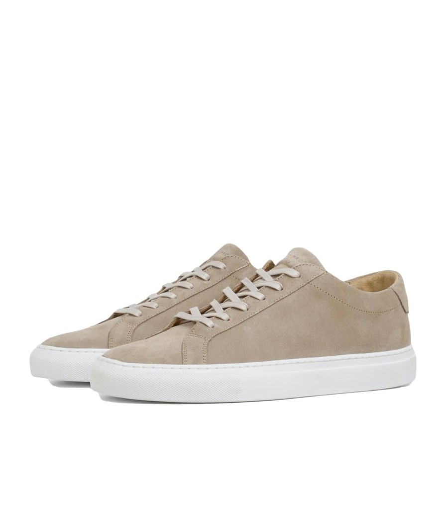 Herre Garment Project | Garment Project Premium Low Earth Suede Sko Lysebrun