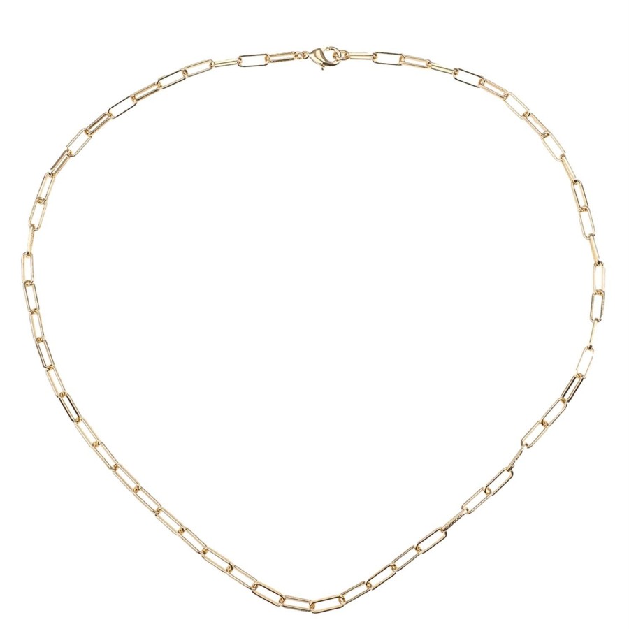 Smykker Emilia by Bon Dep | Emilia By Bon Dep Thick Chain Necklace 50Cm Smykke Gull