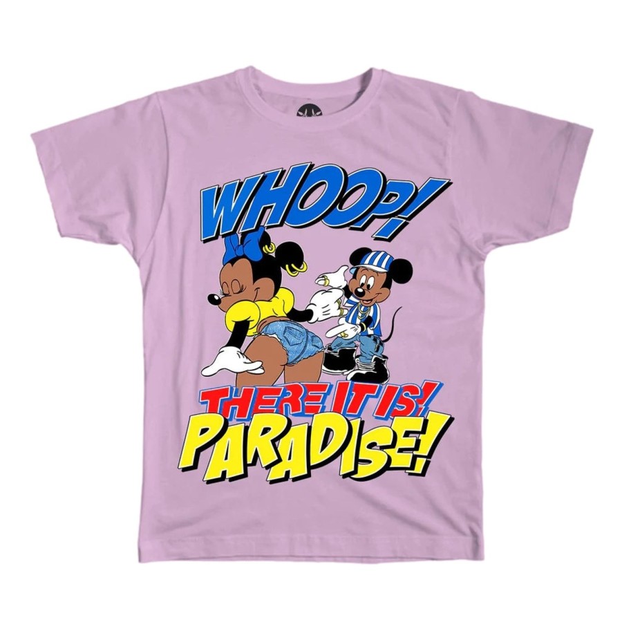 Herre Paradise NYC | Paradise Nyc Whoop! There It Is! Ss T-Shirt Rosa