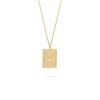 Smykker Tom Wood Jewellery | Tom Wood Jewellery Tarot Strength Pendant Gold Smykke Gull