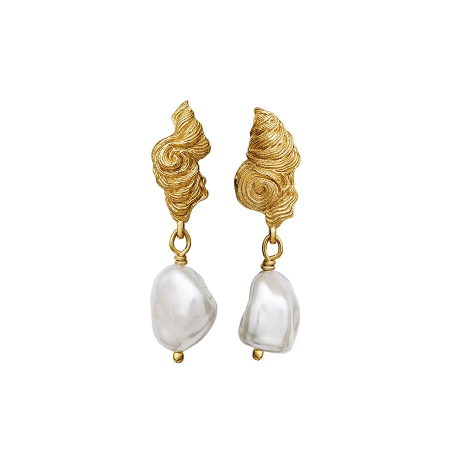 Smykker Maanesten | Maanesten Frigg Earring Oredobber Gull