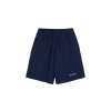 Dame Sporty u0026 Rich | Sporty & Rich Serif Gym Shorts Shorts Navy