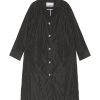 Dame Ganni | Ganni Summer Tech Coat Jakke Sort