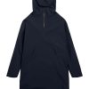 Dame Blæst | Blaest Aalesund Poncho Dark Navy Jakke Navy