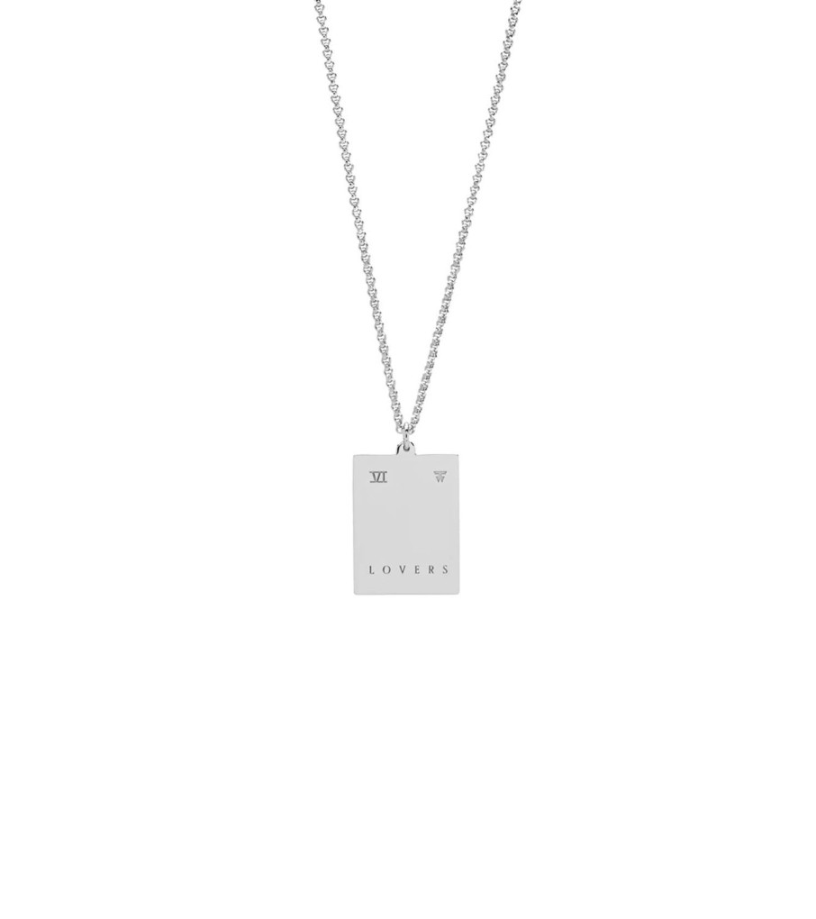 Smykker Tom Wood Jewellery | Tom Wood Jewellery Tarot Lovers Pendant Smykke Solv