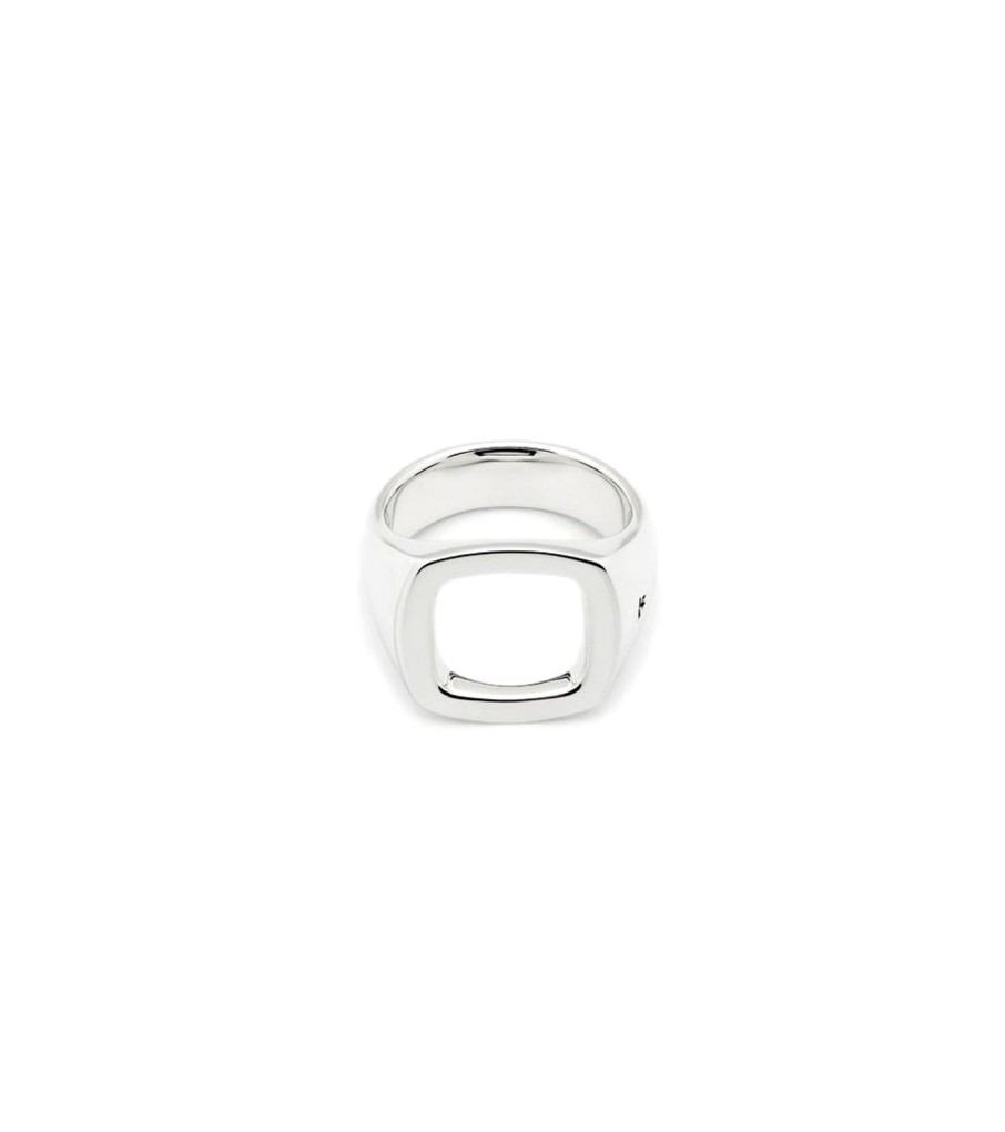 Smykker Tom Wood Jewellery | Tom Wood Jewellery Cushion Open Ring Solv