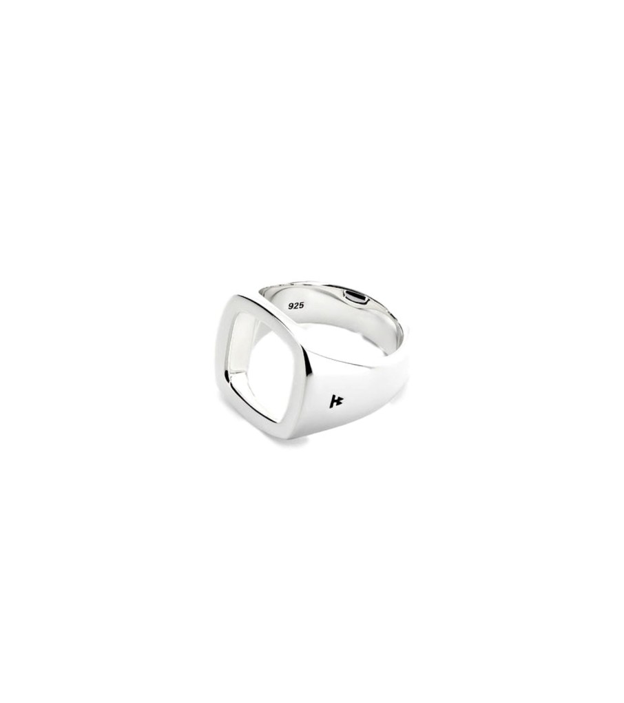 Smykker Tom Wood Jewellery | Tom Wood Jewellery Cushion Open Ring Solv