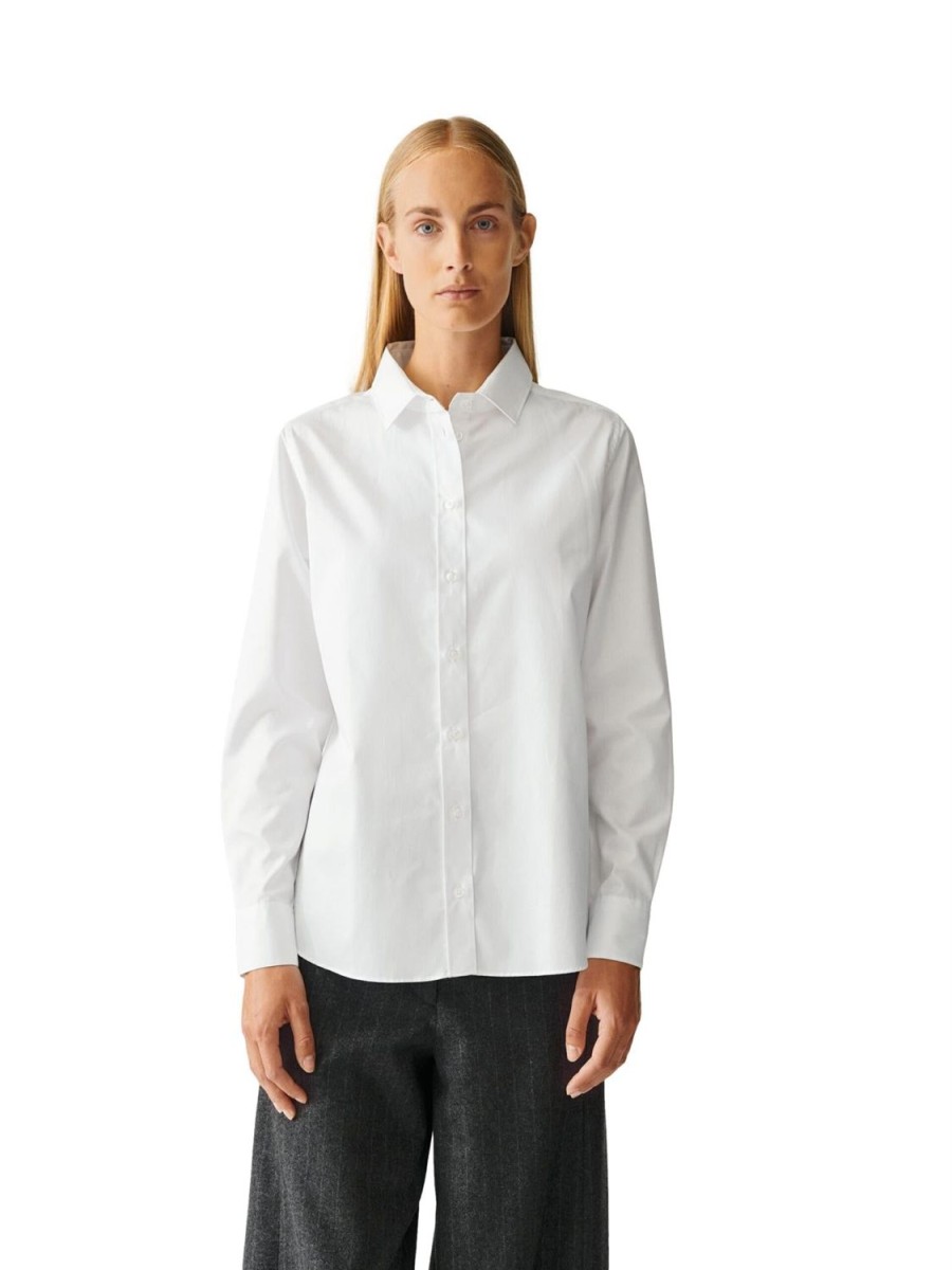 Dame Julie Josephine | Julie Josephine The Classic Shirt Skjorte Hvit