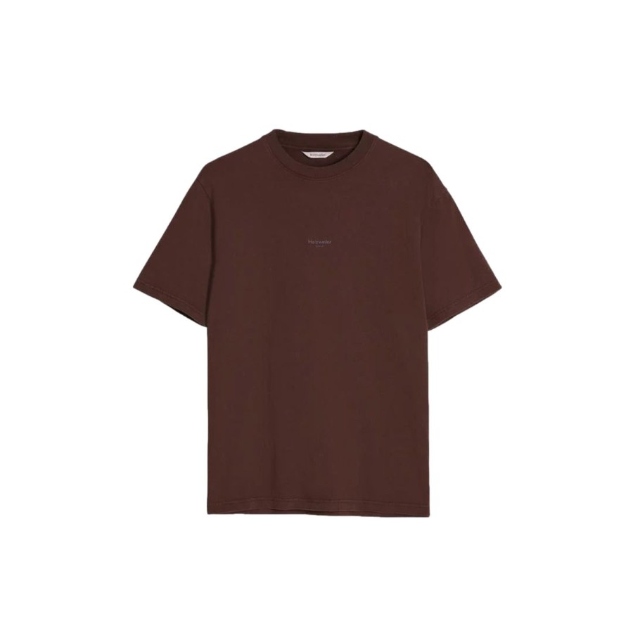 Herre Holzweiler | Holzweiler Tucker Oslo Tee T-Shirt Morkebrun