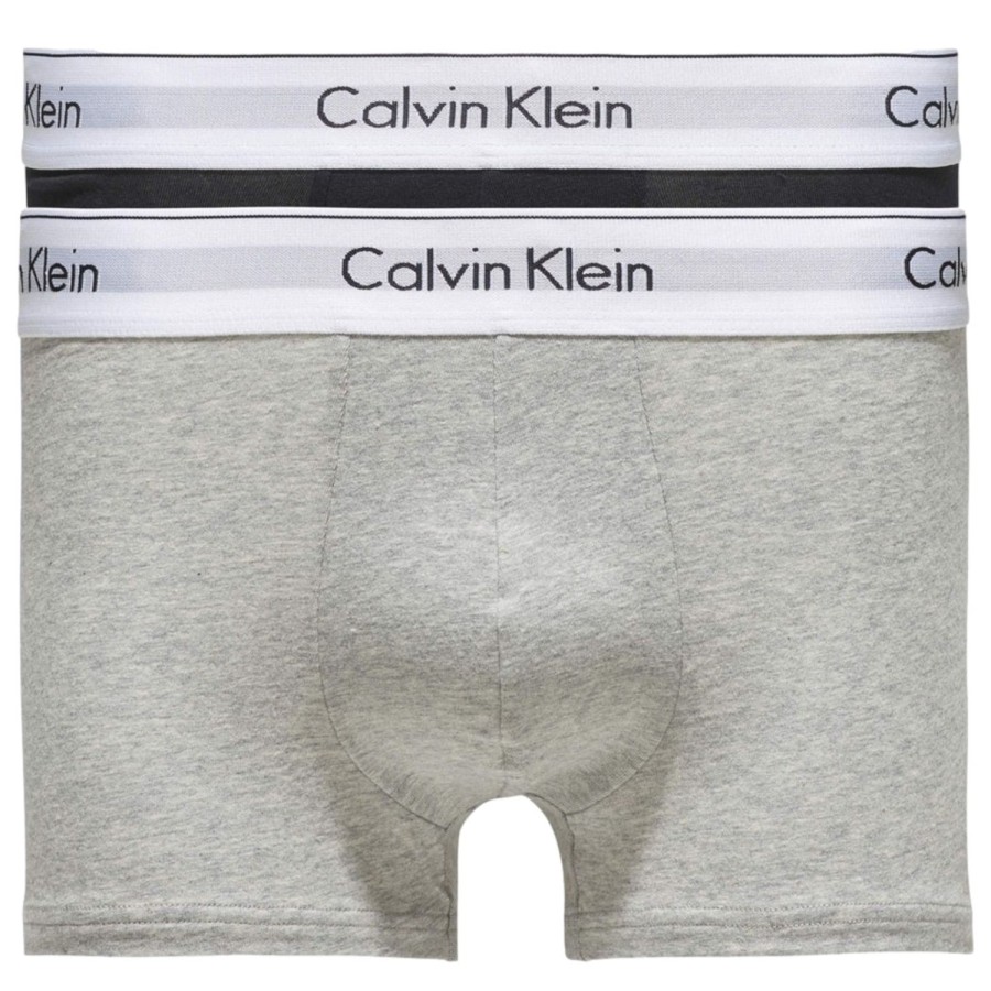 Herre Calvin Klein Underwear | Calvin Klein Underwear Low Rise Trunk 2Pk Boxershorts Multi