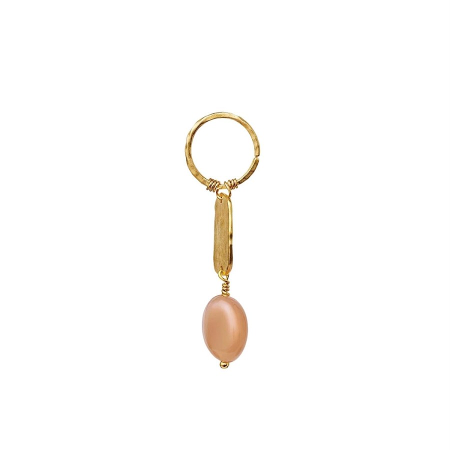 Smykker Maanesten | Maanesten Sacral Single Earring Oredobber Gull