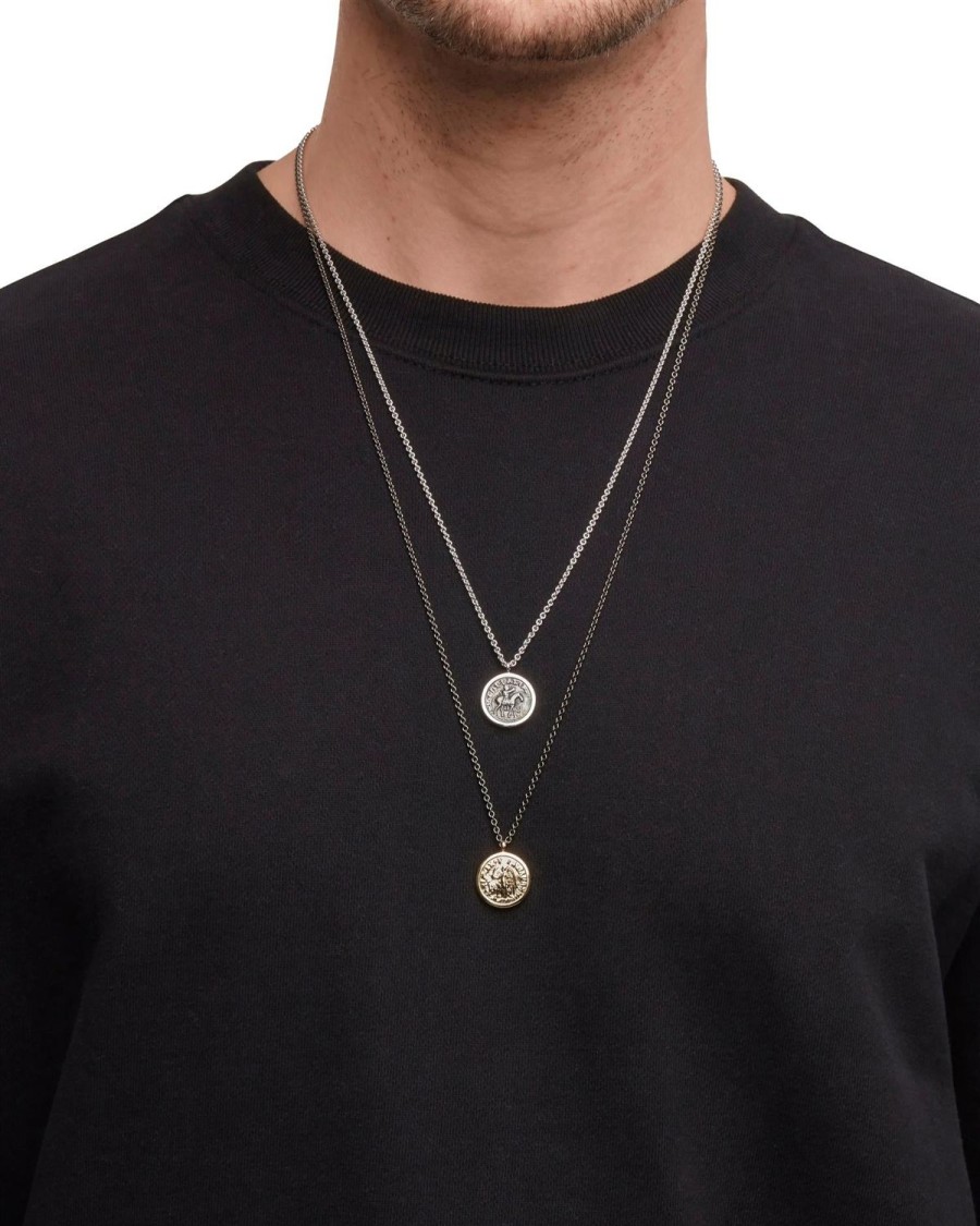 Smykker Tom Wood Jewellery | Tom Wood Jewellery Coin Pendant Smykke Solv