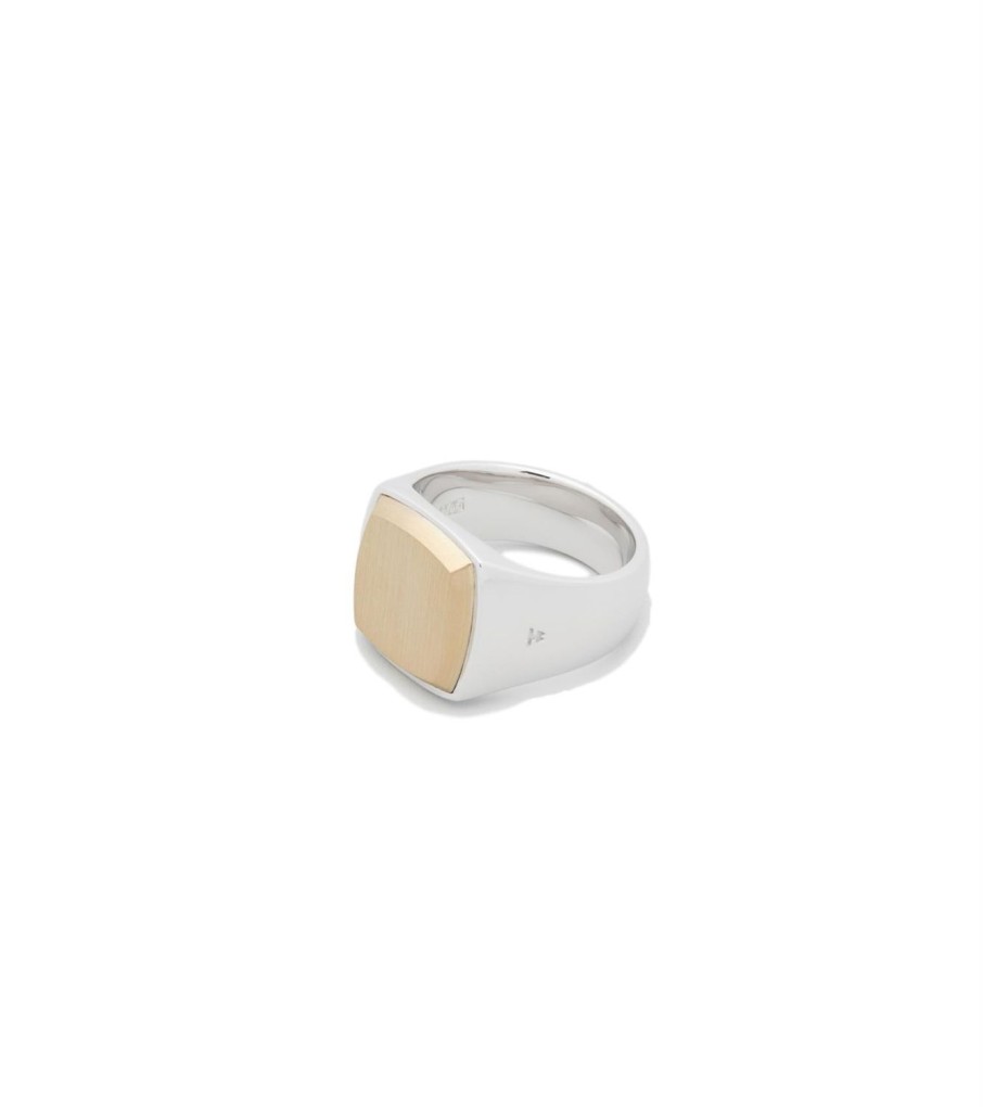 Smykker Tom Wood Jewellery | Tom Wood Jewellery The Cushion Goldtop Ring Gull