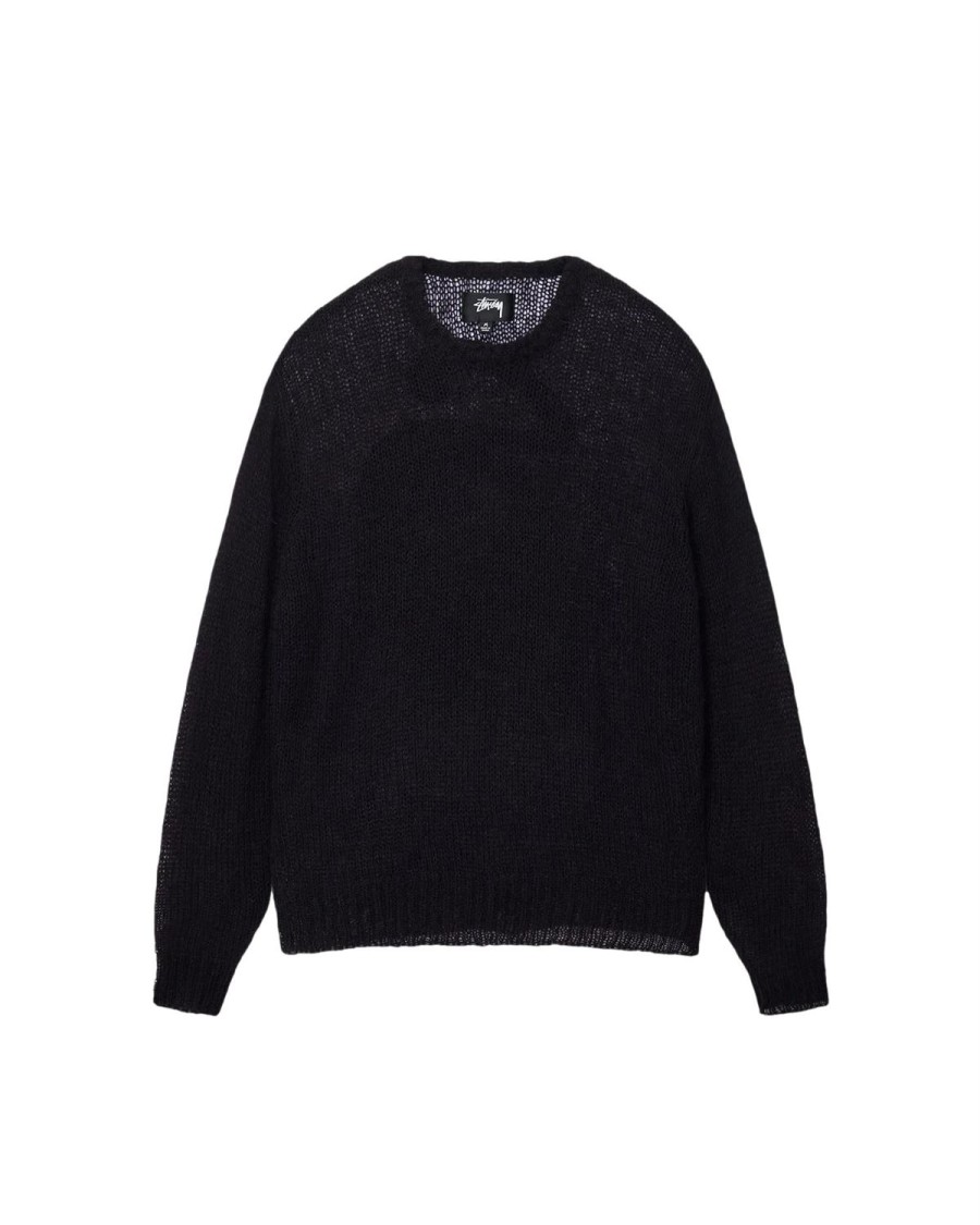 Herre Stussy | Stussy S Loose Knit Sweater Genser Sort