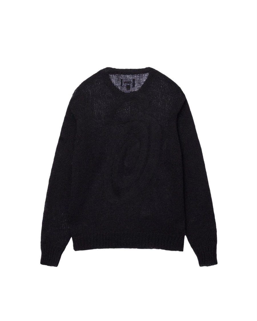 Herre Stussy | Stussy S Loose Knit Sweater Genser Sort