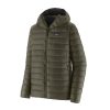 Herre Patagonia | Patagonia M Down Sweater Hoody Jakke Gronn