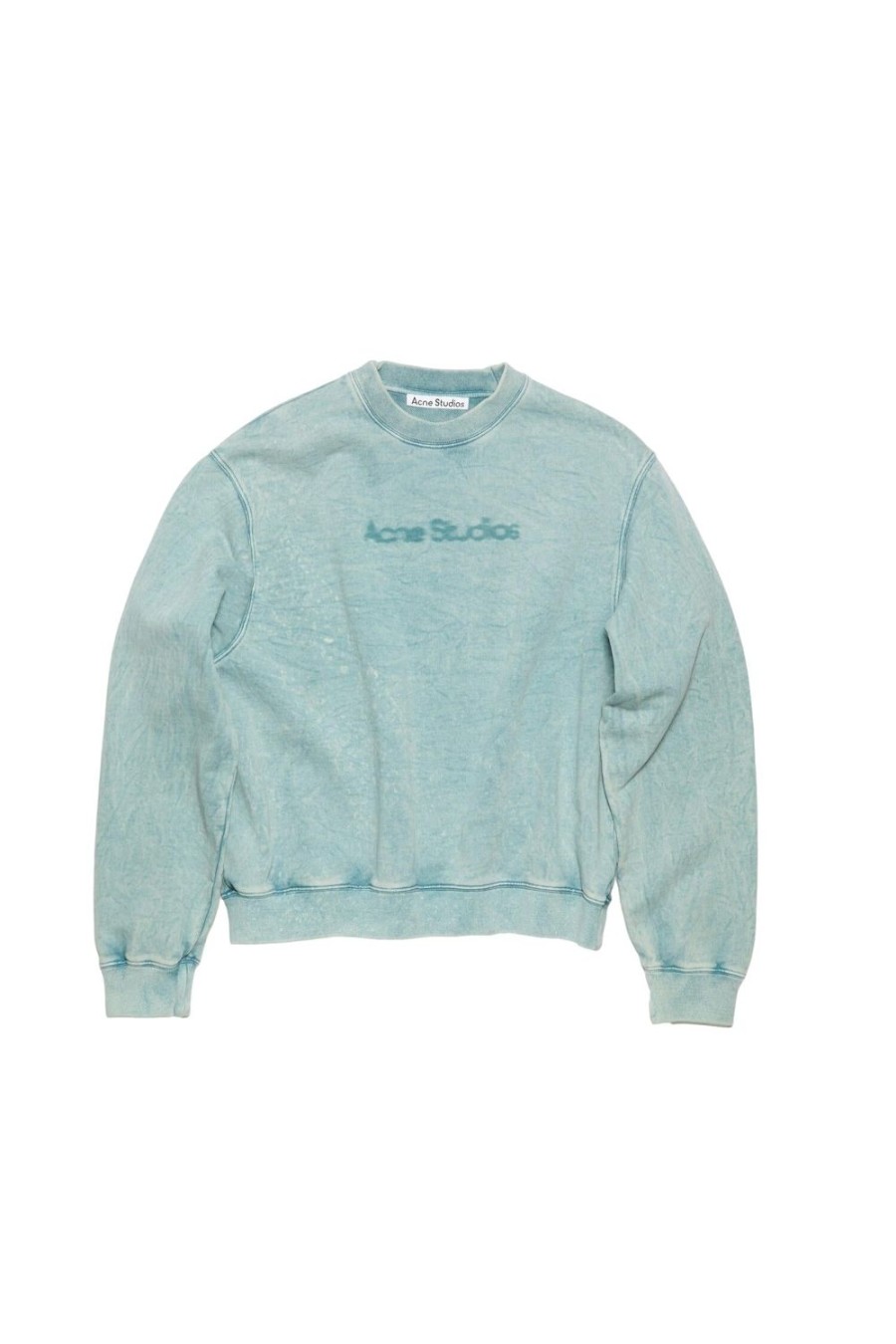 Dame Acne | Acne Blurred Logo Sweater Genser Lysebla