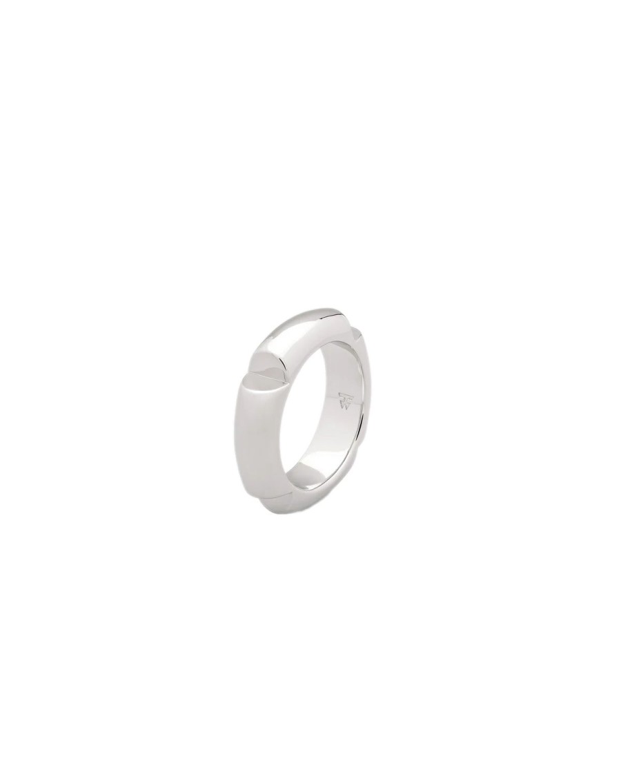 Smykker Tom Wood Jewellery | Tom Wood Jewellery Kimberlitt Ring Ring Solv