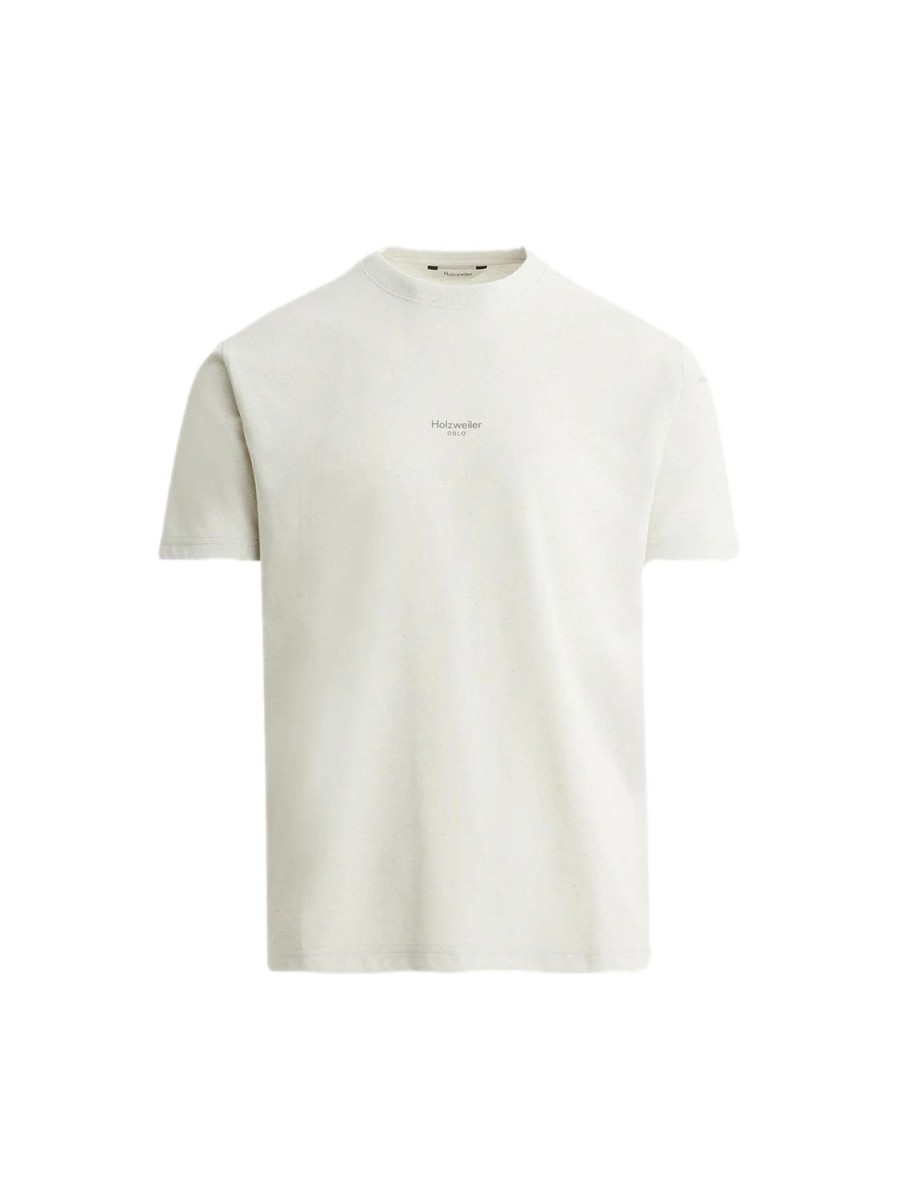 Herre Holzweiler | Holzweiler Tucker Oslo Tee T-Shirt Sand