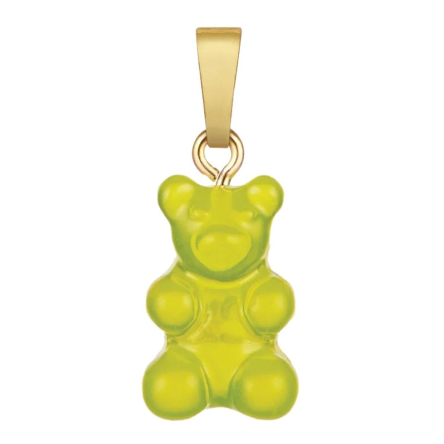 Smykker Crystal Haze | Crystal Haze Nostalgia Bear Charm Eplegronn