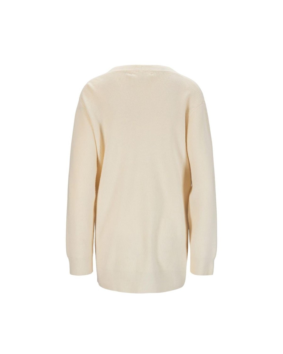 Dame IBEN | Iben Sand Sweater Ht Genser Hvit