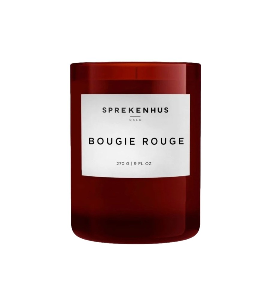 Livsstil Sprekenhus | Sprekenhus Scented Candle 270G - Bougie Rouge Duftlys Rod