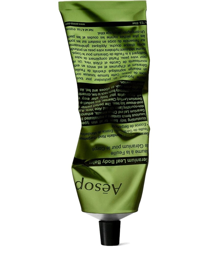 Livsstil Aesop | Aesop Geranium Leaf Body Balm 100Ml Body Lotion Gressgronn